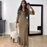 Aleyna™ | Lange jurk old-money style