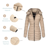 Ilia™ Water-Resist skinny parka