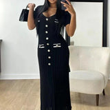 Aleyna™ | Lange jurk old-money style